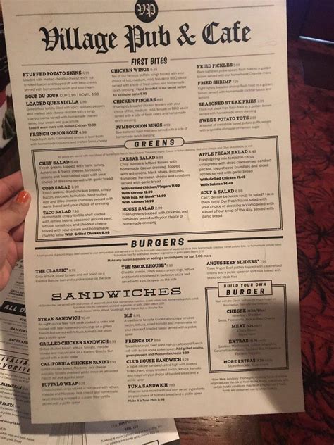 village pub woodside|village pub las vegas menu.